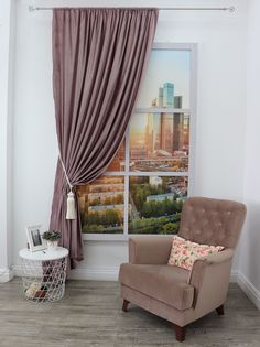 Штора классическая Amore Mio T66-91 200x270 см брусника t66-91