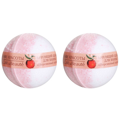 КК Бурлящий шарик для ванны "Персиковый сорбет" Кафе Красоты 120 гр, 2 уп. Cafe Mimi