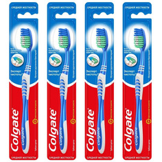 Зубная щетка COLGATE Эксперт Чистоты средняя, 4 уп.