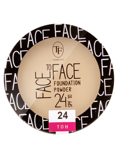 Тональная пудра для лица TRIUMPH FACE TO FACE, эффект "BLUR", тон 24 ПЕСОЧНЫЙ TF Cosmetics