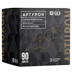Бустер тестостерона Артурон 500 GLS pharmaceuticals, 90 капсул