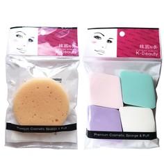 Набор K-Beauty: Cкрабирующий спонж+Cпонж "Ромб"