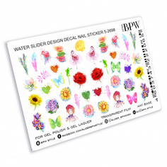 Слайдеры для дизайна ногтей BPW.style 5-2698 Фламинго