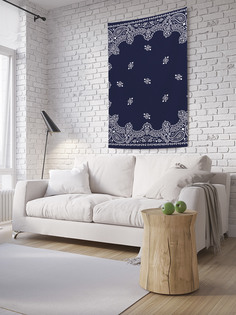 Вертикальное фотопанно на стену JoyArty "Рамка пейсли", 150x200 см