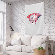 Вертикальное фотопанно на стену JoyArty "Японский веер и маска", 150x200 см