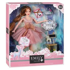 Кукла Emily Принцесса с аксессуарами, с домашним питомцем, пышное платье, JB0207545