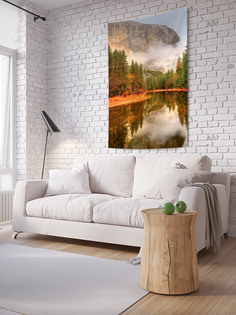 Вертикальное фотопанно на стену JoyArty "Лесная дымка", 100x150 см