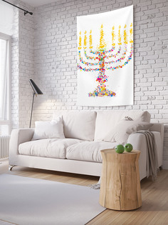 Вертикальное фотопанно на стену JoyArty "Красочный подсвечник", 100x150 см