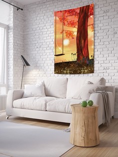 Вертикальное фотопанно на стену JoyArty "Сказочные качели", 150x200 см