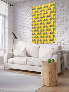 Вертикальное фотопанно на стену JoyArty "Векторный велосипед", 150x200 см