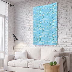 Вертикальное фотопанно на стену JoyArty "Морские коньки", 150x200 см