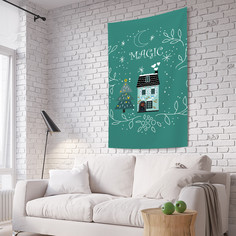 Вертикальное фотопанно на стену JoyArty "Магический домик", 150x200 см