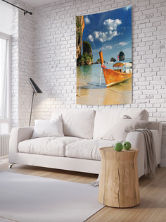 Вертикальное фотопанно на стену JoyArty "Прогулочная лодка", 150x200 см