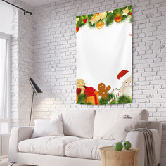 Вертикальное фотопанно на стену JoyArty "Елочные игрушки", 150x200 см