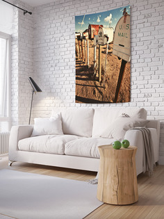 Вертикальное фотопанно на стену JoyArty "Почтовые ящики", 150x200 см