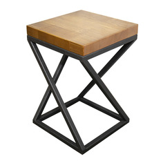 Табурет Maesta. Металл, массив дерева, арт. MA-4Z, черный