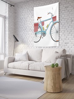 Вертикальное фотопанно на стену JoyArty "Велосипед для туризма", 150x200 см