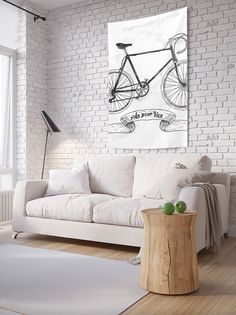 Вертикальное фотопанно на стену JoyArty "Веди свой велосипед", 150x200 см