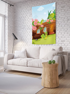 Вертикальное фотопанно на стену JoyArty "Детский домик", 150x200 см