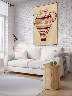 Вертикальное фотопанно на стену JoyArty "Кувшин с полосками", 150x200 см