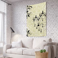 Вертикальное фотопанно на стену JoyArty "Люстра с узорами", 150x200 см