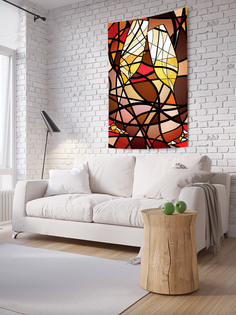 Вертикальное фотопанно на стену JoyArty "Абстрактные бокалы", 150x200 см