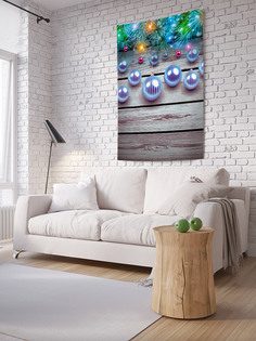 Вертикальное фотопанно на стену JoyArty "Елочные игрушки", 150x200 см