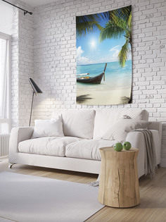 Вертикальное фотопанно на стену JoyArty "Морская лодка", 150x200 см
