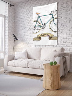 Вертикальное фотопанно на стену JoyArty "Винтажный велосипед", 150x200 см