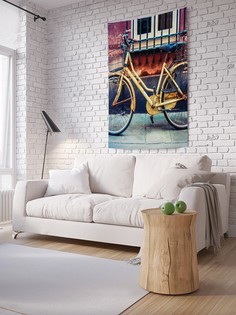 Вертикальное фотопанно на стену JoyArty "Оставленный велосипед", 150x200 см
