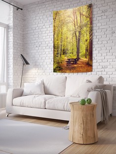Вертикальное фотопанно на стену JoyArty "Лесной столик", 150x200 см