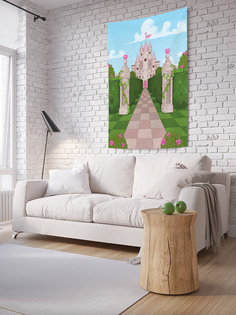 Вертикальное фотопанно на стену JoyArty "Шахматный домик", 100x150 см