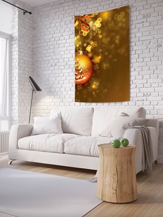 Вертикальное фотопанно на стену JoyArty "Елка на шарике", 150x200 см