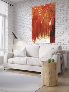 Вертикальное фотопанно на стену JoyArty "В фате на высокой качели", 150x200 см