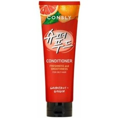 Кондиционер Consly Освежающий и разглаживающий с экстрактами грейпфрута и имбиря, 250 мл