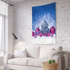 Вертикальное фотопанно на стену JoyArty "Игрушечная елка", 150x200 см