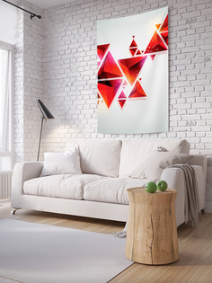 Вертикальное фотопанно на стену JoyArty "Драгоценные пирамиды", 100x150 см