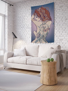 Вертикальное фотопанно на стену JoyArty "Татуировки на спине", 150x200 см