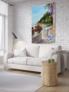 Вертикальное фотопанно на стену JoyArty "Качалка у моря", 150x200 см