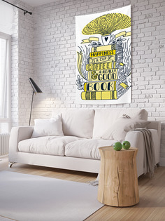 Вертикальное фотопанно на стену JoyArty "Чашка кофе и хорошая книга", 100x150 см