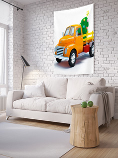 Вертикальное фотопанно на стену JoyArty "Елка в кузове", 150x200 см