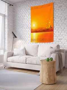 Вертикальное фотопанно на стену JoyArty "Солнечные пирамиды", 150x200 см