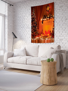 Вертикальное фотопанно на стену JoyArty "Рождественская елка", 150x200 см