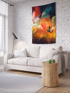 Вертикальное фотопанно на стену JoyArty "Небесная лодка", 150x200 см