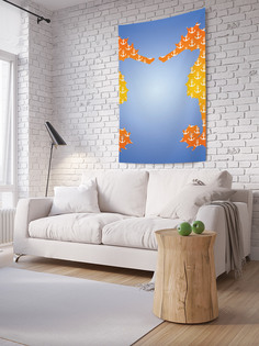 Вертикальное фотопанно на стену JoyArty "Узорчатые коньки", 150x200 см