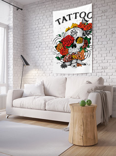 Вертикальное фотопанно на стену JoyArty "Тату креатив", 100x150 см