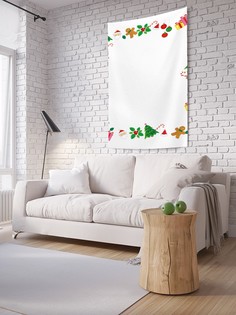 Вертикальное фотопанно на стену JoyArty "Рождественская рамка", 150x200 см