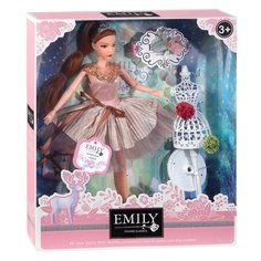 Кукла Emily Принцесса с аксессуарами, пышное платье, шарнирные руки/ноги, JB0207544