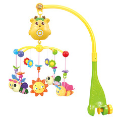 Мобиль в кроватку Funkids Первые друзья с игрушками, проектор, ночник и музыка, CC2024