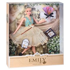 Кукла Emily Принцесса с аксессуарами, пышное платье, шарнирные руки/ноги, JB0207529